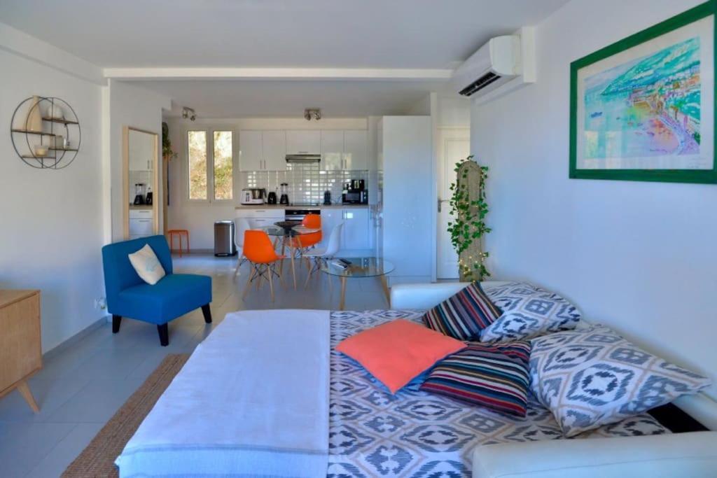 Apartamento Beau 2P, très équipé, localisation parfaite/AC Villefranche-sur-Mer Exterior foto